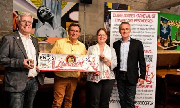 Düsseldorfer Mostert trifft Karneval: Löwensenf und Förderverein präsentieren exklusive Sonderedition