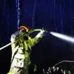 Düsseldorfer Feuerwehrkräfte im Großeinsatz gegen Waldbrände im Kreis&nbsp;Düren