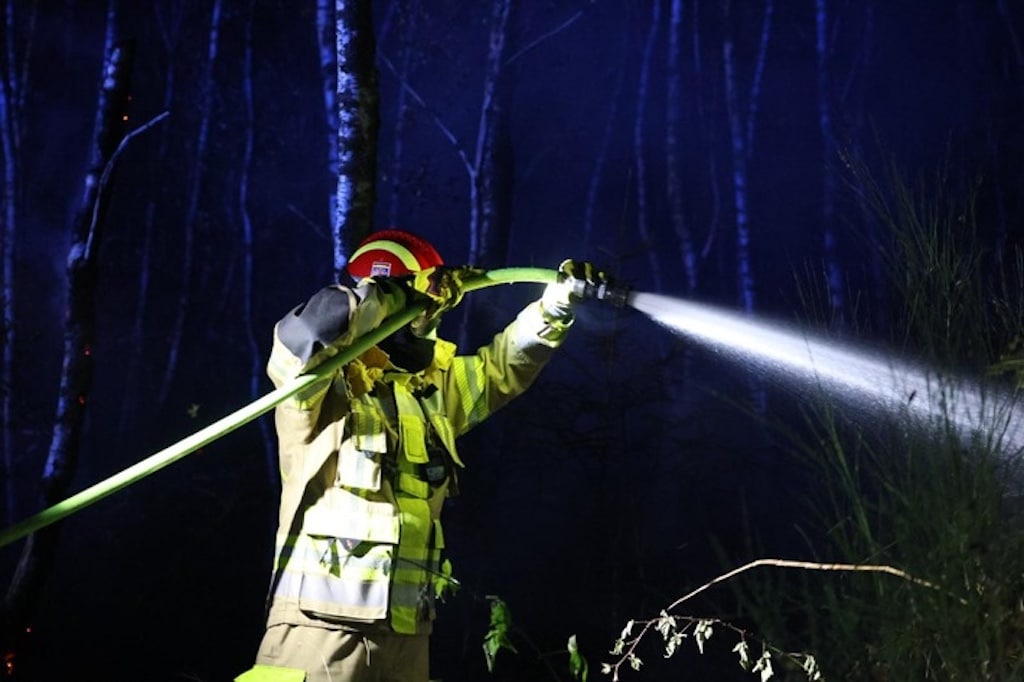 Löscheinsatz in Düren © Feuerwehr Düsseldorf