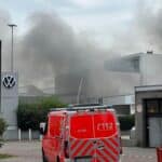Brand im Volkswagen-Zentrum: Polizei nennt Ursache