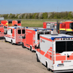 Sicherheitslandung am Flughafen Düsseldorf: Feuerwehr und Rettungsdienst im Großeinsatz
