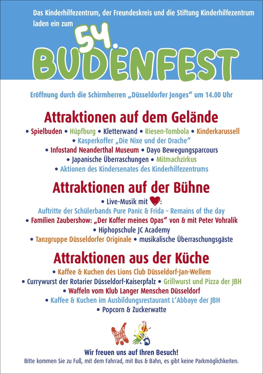 Budenfestprogramm Budenfestprogramm