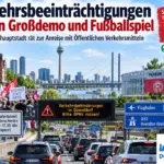 Großdemo und Fortuna-Spiel sorgen für Verkehrsbehinderungen