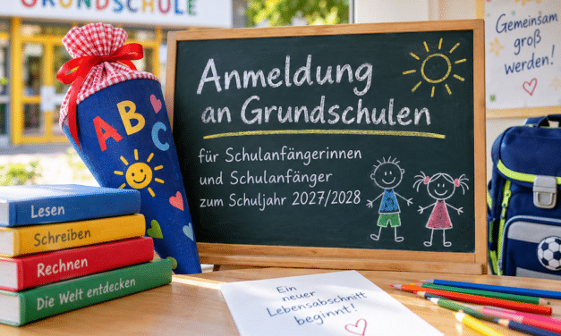 Anmeldung für Erstklässler startet im Oktober