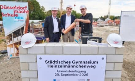 Grundsteinlegung in Flingern: Düsseldorf baut neues Gymnasium für 1.000 Schüler