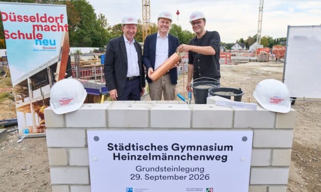 Grundsteinlegung in Flingern: Düsseldorf baut neues Gymnasium für 1.000 Schüler