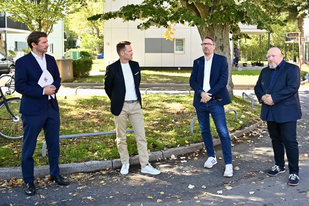 v.l. Fabian Zachel, Andreas Kipp, Guido Sinn und Michael Langkau © Lokalbüro v.l. Fabian Zachel, Andreas Kipp, Guido Sinn und Michael Langkau © Lokalbüro