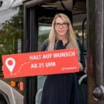 Mehr Sicherheit für Fahrgäste am Abend: Rheinbahn wirbt für „Halt auf Wunsch“