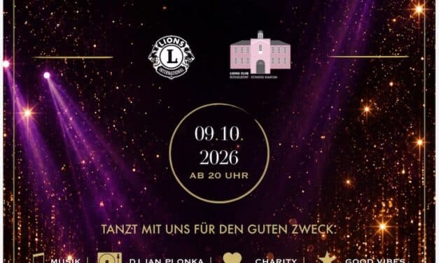 Erste Lions Charity Party im Oktober