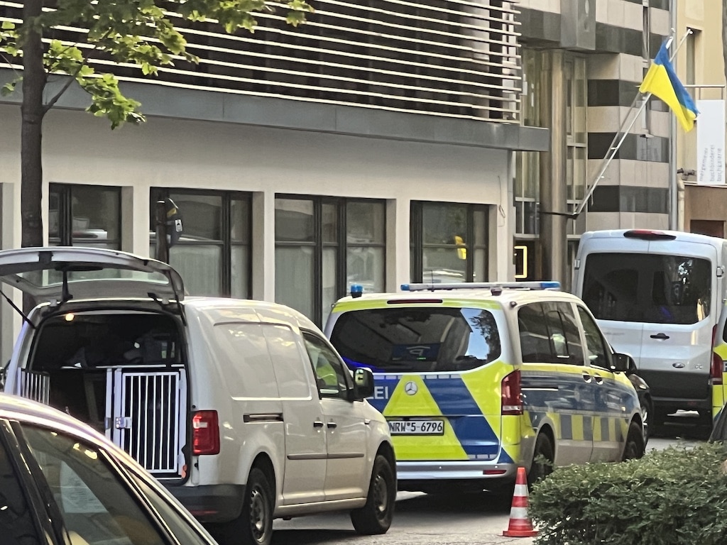 Polizeieinsatz an der Urkrainischen Botschaft © Lokalbüro