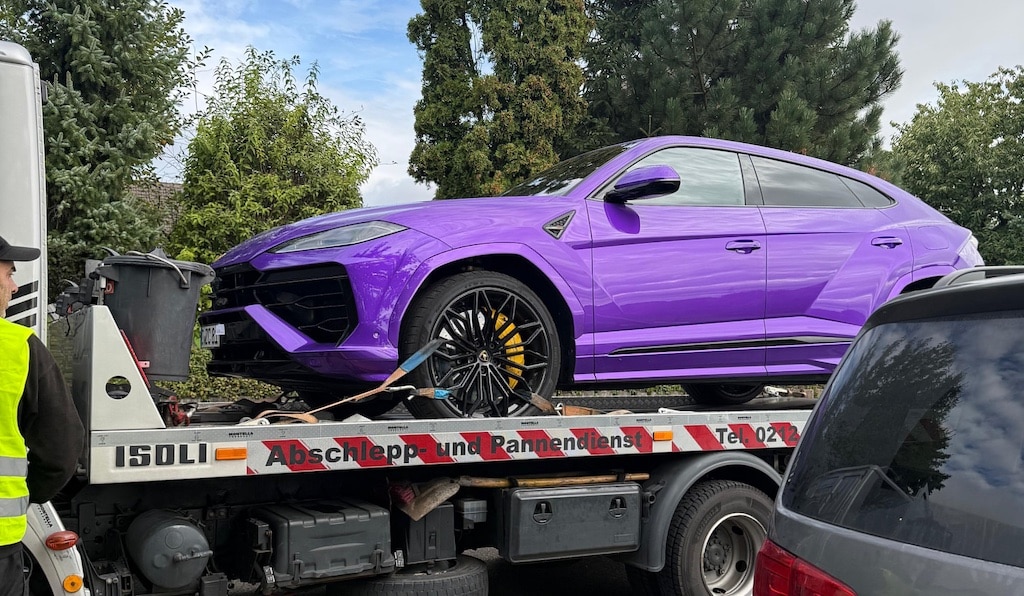 Sichergestelltes Auto © Polizei Düsseldorf
