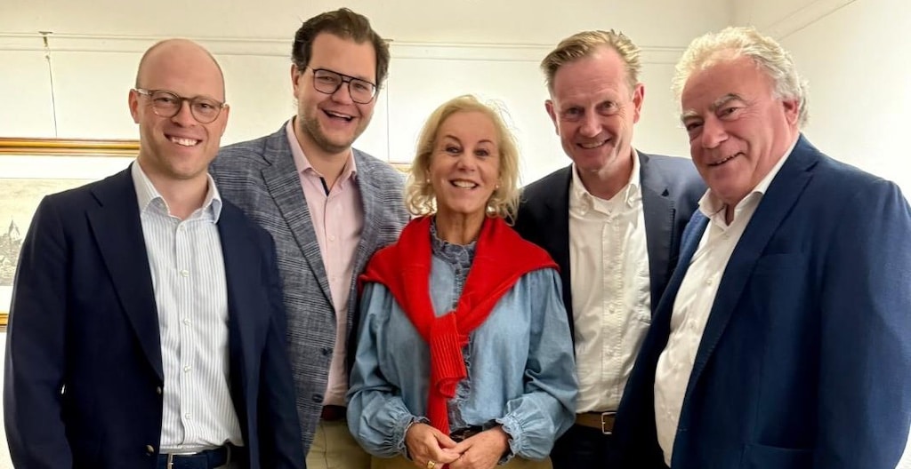 Benedict Stieber, Dominik Dimmendaal, Babette de Fries, Andreas Auler, Olaf Lehne © CDU