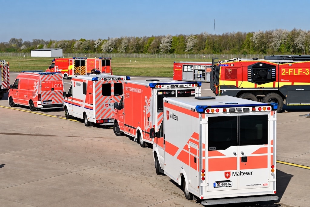 Symbolbild Feuerwehreinsatz am Flughafen © Lokalbüro