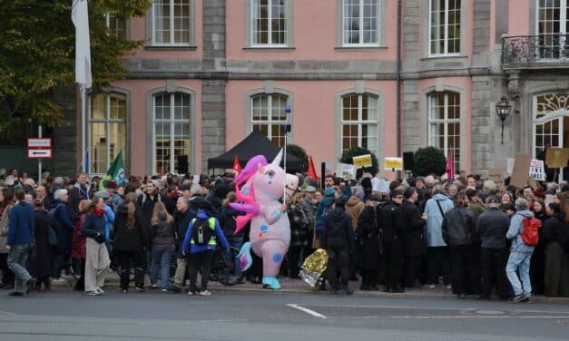 Rund 2000 Menschen protestieren in Düsseldorf gegen&nbsp;AfD