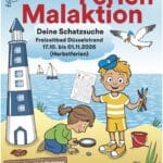 Schatzsuche im Freizeitbad: Malaktion in den Herbstferien