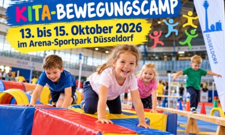 Über 1.000 Kita-Kinder erobern die Leichtathletikhalle