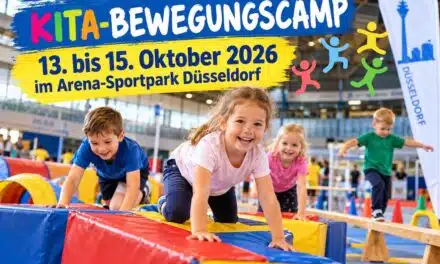Über 1.000 Kita-Kinder erobern die Leichtathletikhalle