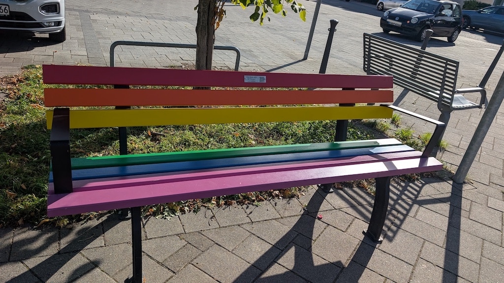 Regenbogenbank! © Gabriele Schreckenberg