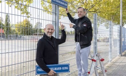 Ringstraße an der Düsseldorfer Arena heißt jetzt Paul-Gauselmann-Ring
