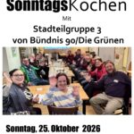 Sonntagskochen im grenzenlos: Bündnis 90/Die Grünen am&nbsp;Herd