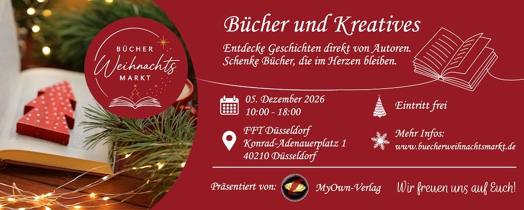Bücherweihnachtsmarkt zieht ins FFT am Hauptbahnhof